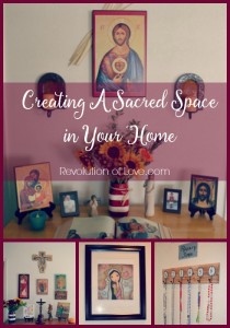 RevolutionofLove.com - Creating A Sacred Space in Your Home - altar_collage_2
